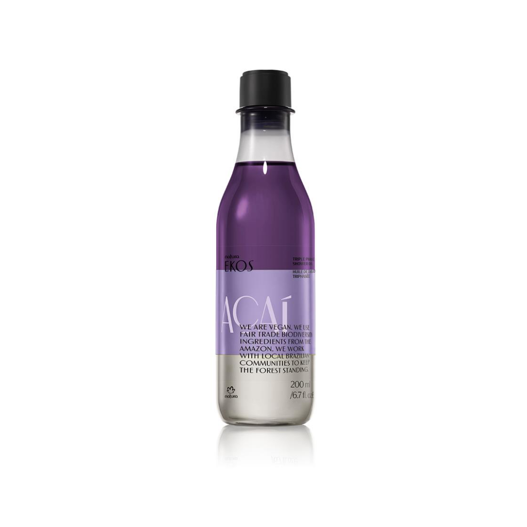 Natura Ekos Óleo Trifásico Desodorante Corporal: Açaí (200ml)